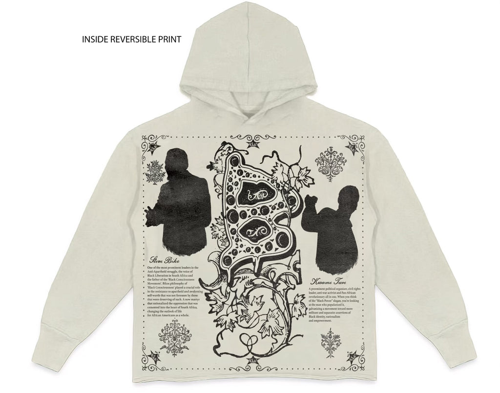 MENS BLACK HEROES HOODIE