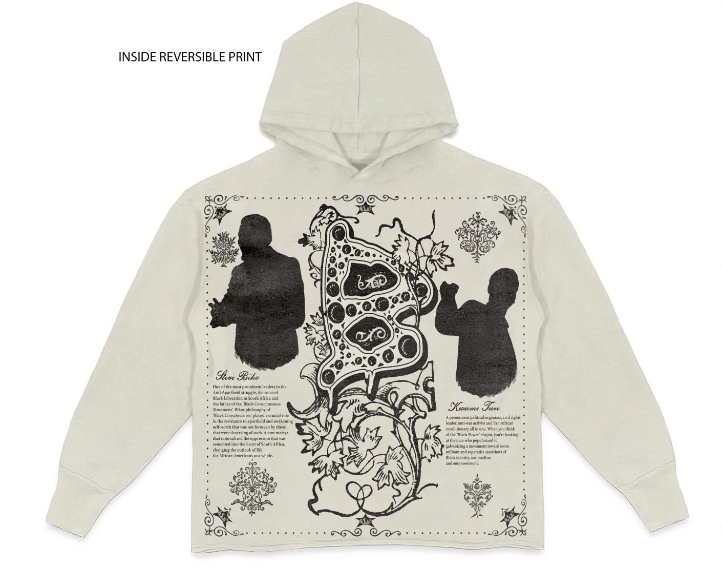 MENS BLACK HEROES HOODIE