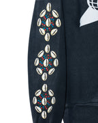 Barriers Cowrie Vintage Black Hoodie
