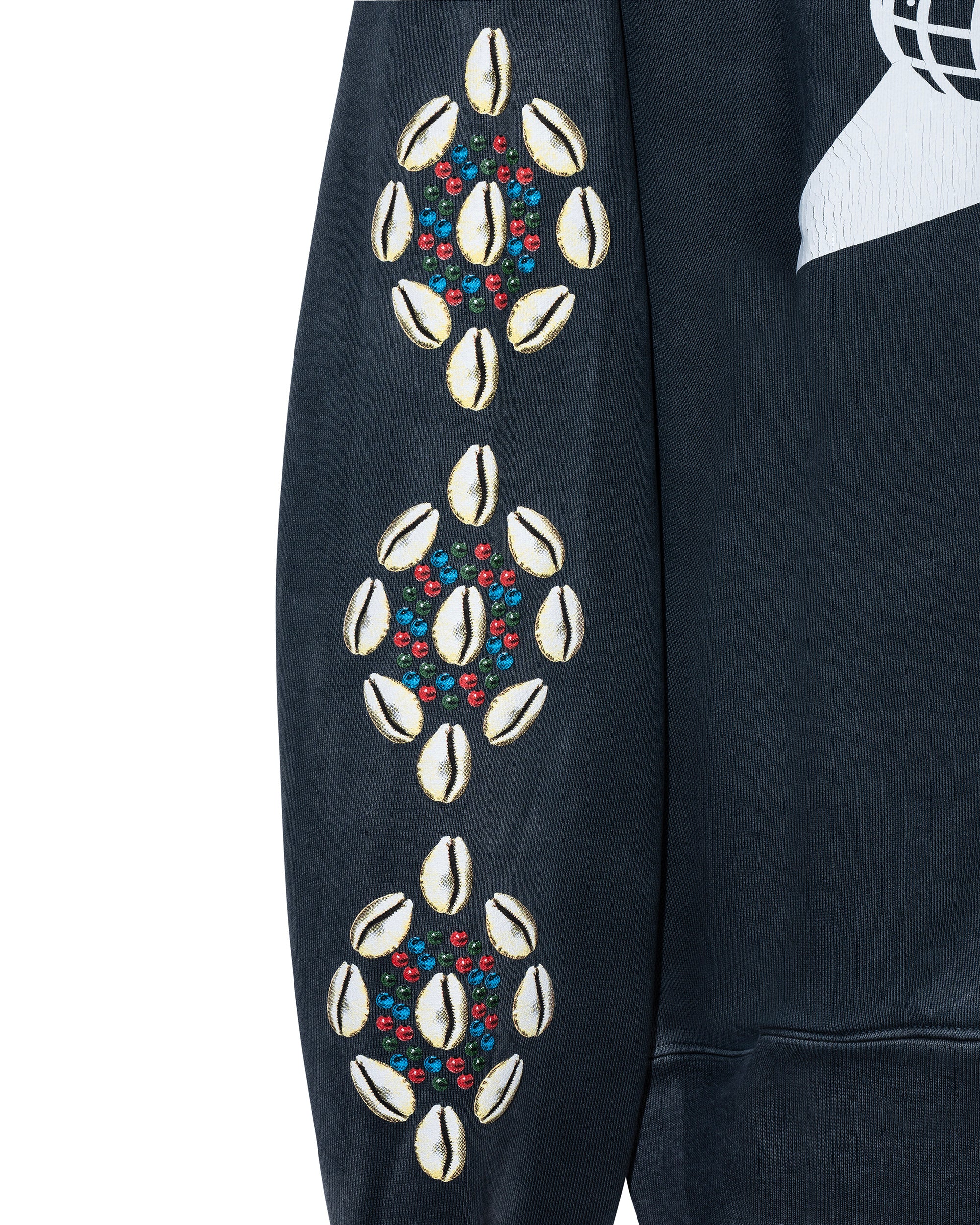 Barriers Cowrie Vintage Black Hoodie