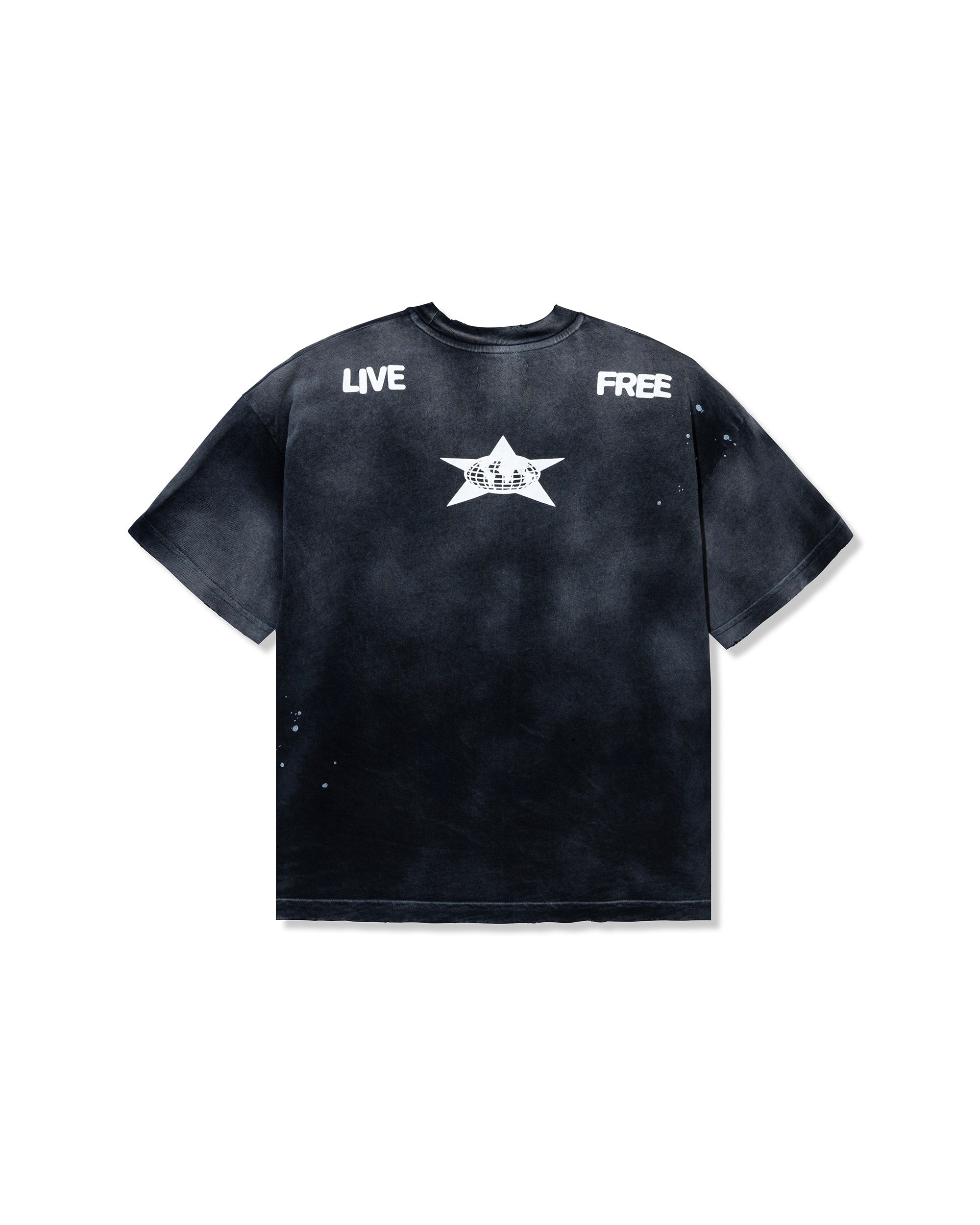 Distressed Star SS Tee