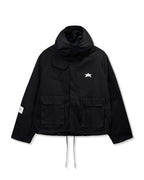 Star Hooded Nylon Jacket