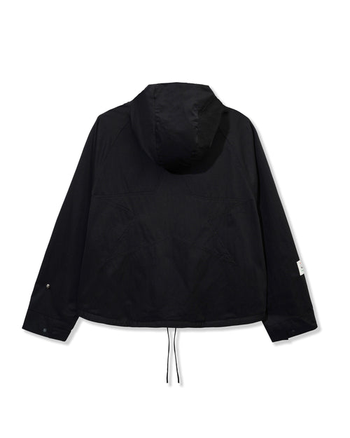 Star Hooded Nylon Jacket