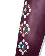 Barriers Cowrie Shell Maroon Sweatpant