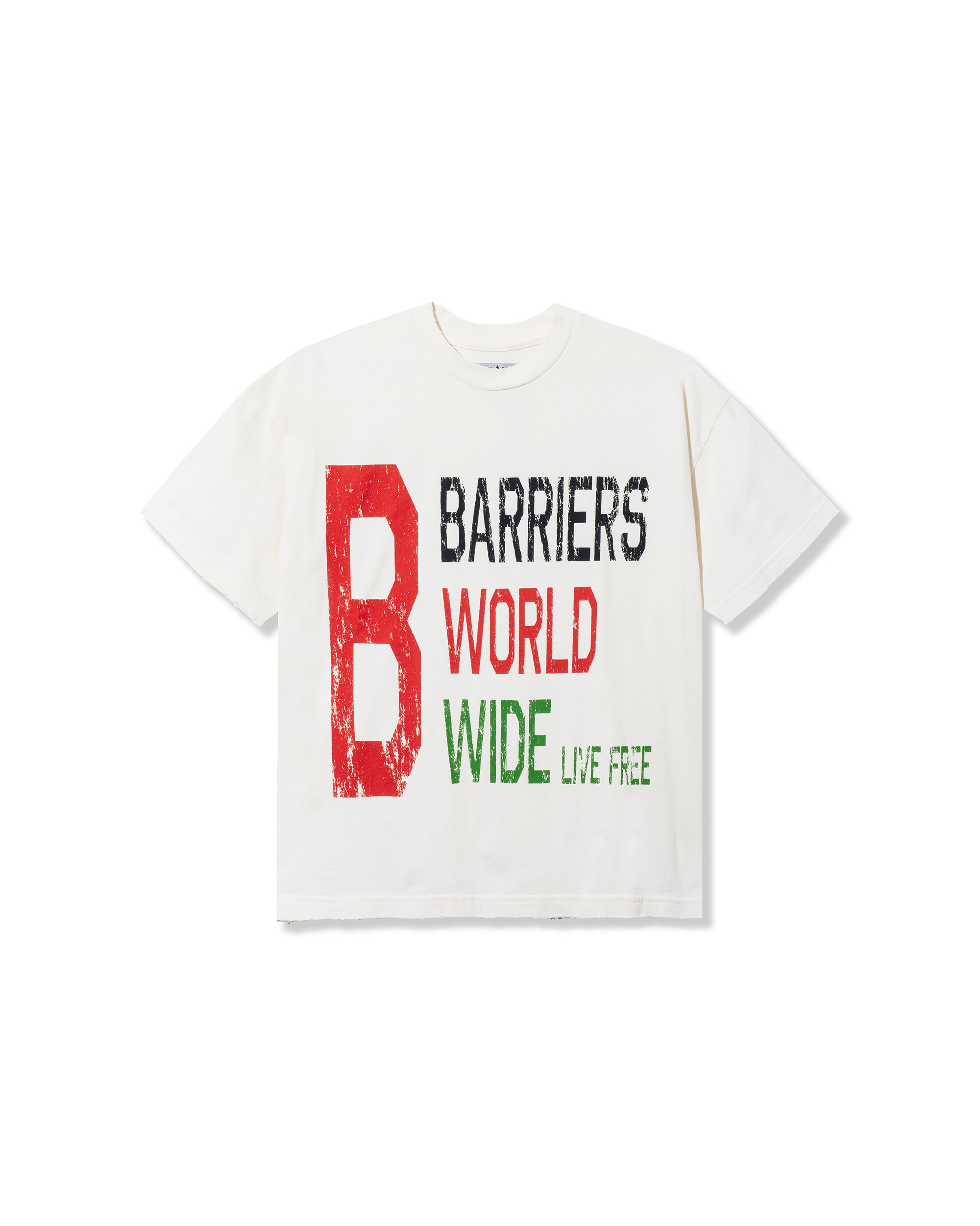 Flag SS Tee - Cream