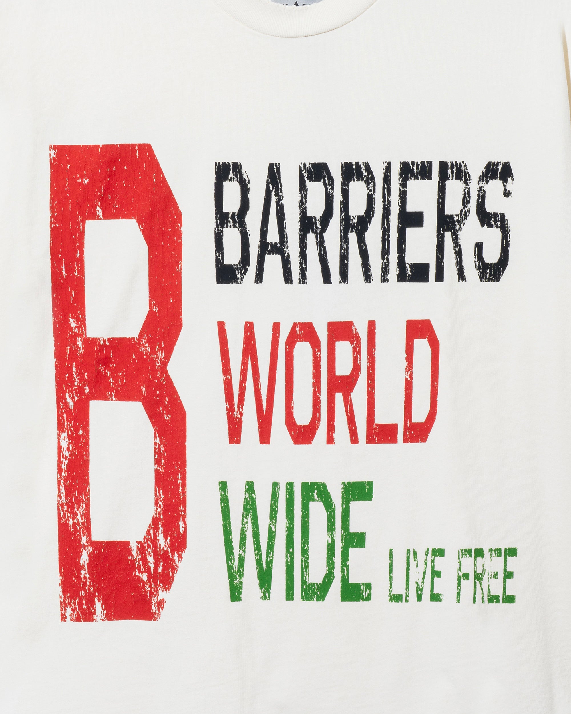 Flag SS Tee - Cream