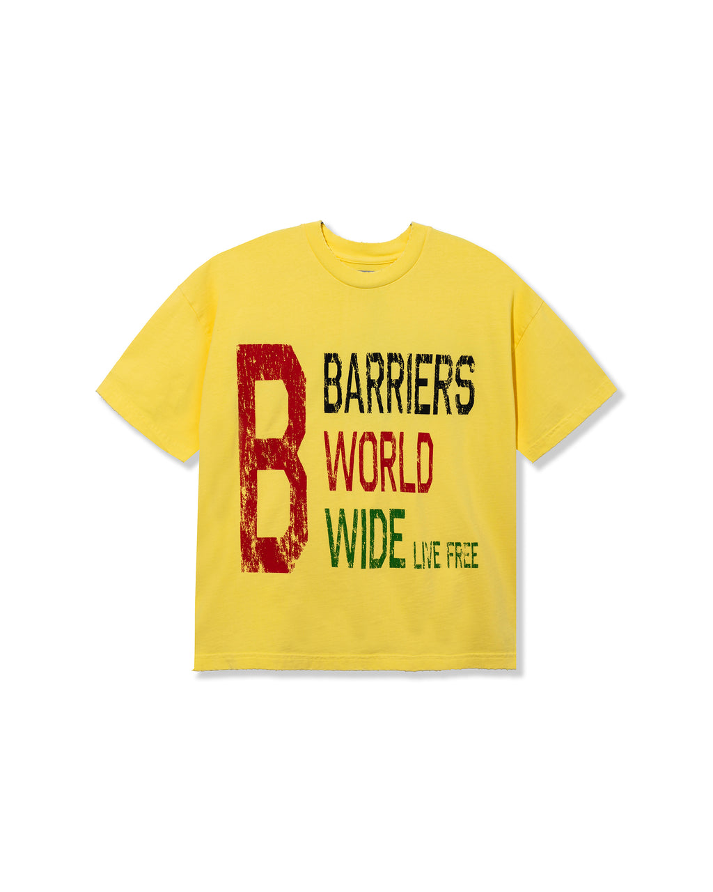 Flag SS Tee - Yellow