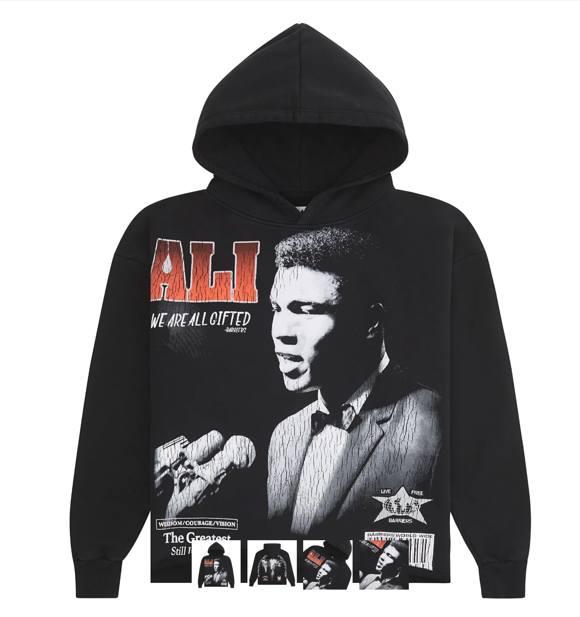 Barriers Ali Speaking Hoodie