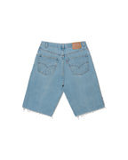 Barriers Cowrie Aged Denim Shorts
