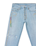 Barriers Cowrie Aged Denim Pants